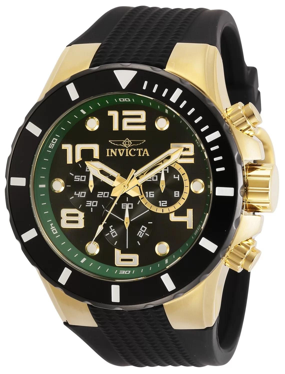 Invicta 30777 30777 Watch - Green Dial Polyurethane Band