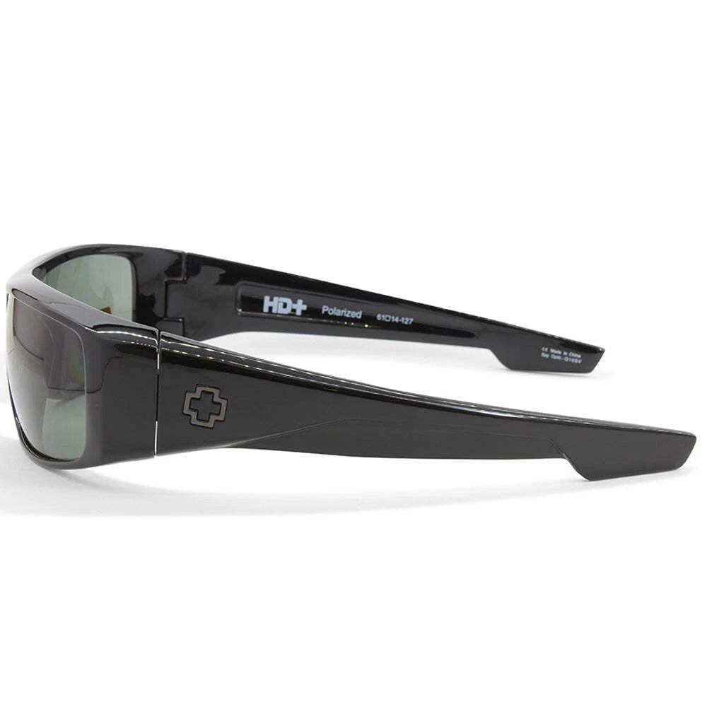 Spy LOGAN- Black/Happy Gray Green 61mm New Sunglasses