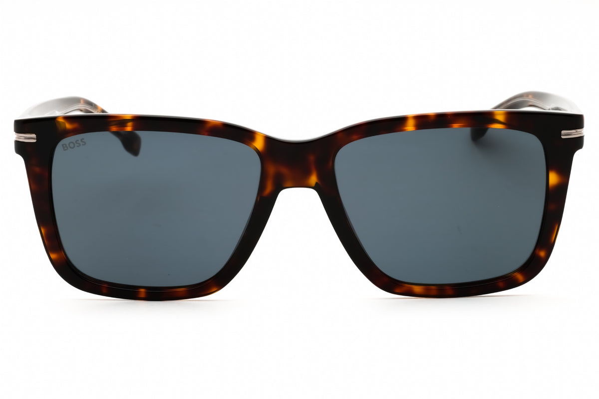 Hugo Boss BOSS 1598/S-0086 IR sunglasses in dark havana frame with dark grey lenses