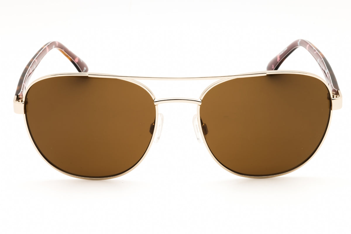 Draper James DJ7040-717 GOLD Aviator Sunglasses 56mm Sunglasses