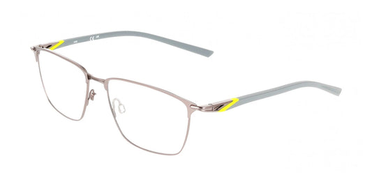Nike NK6066N 070 Gray Rectangle Eyeglasses 56mm Eyeglasses
