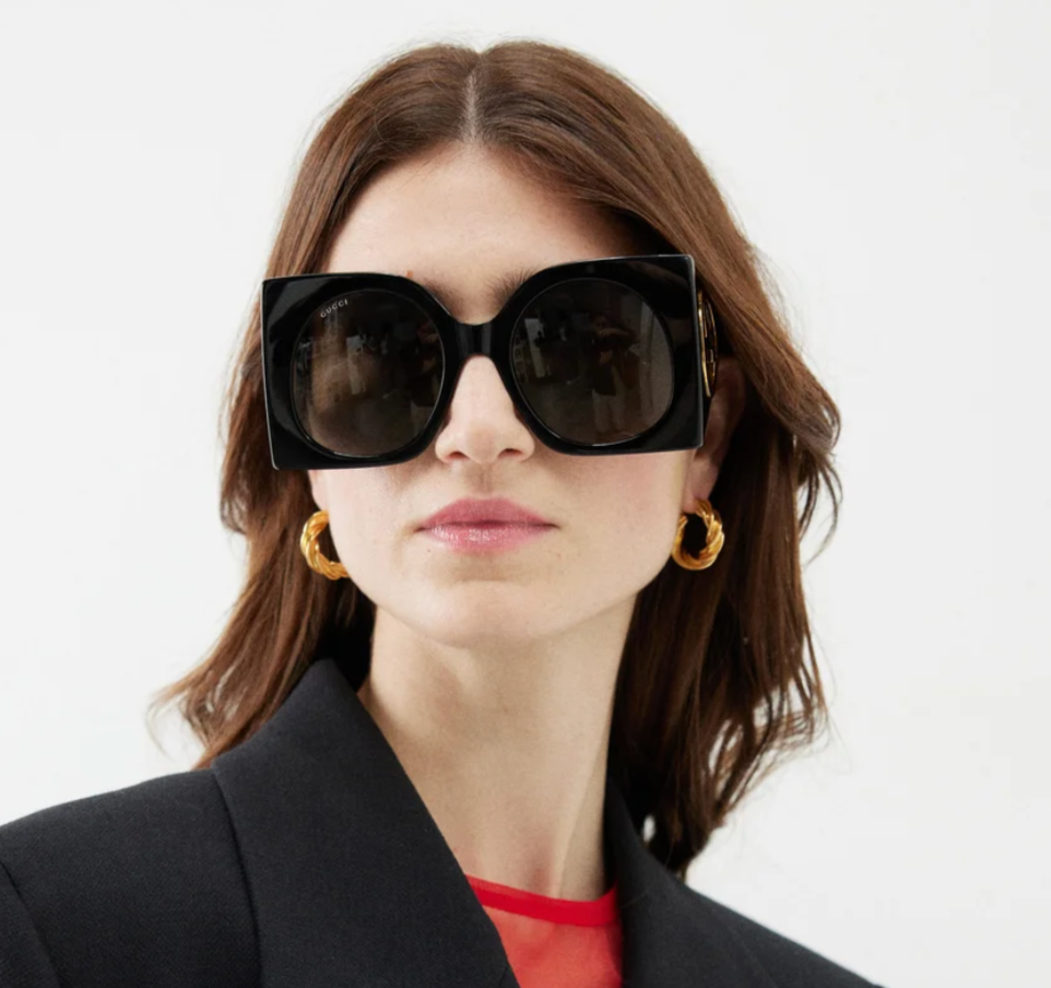 Gucci GG1254S-001-55 55mm New Sunglasses