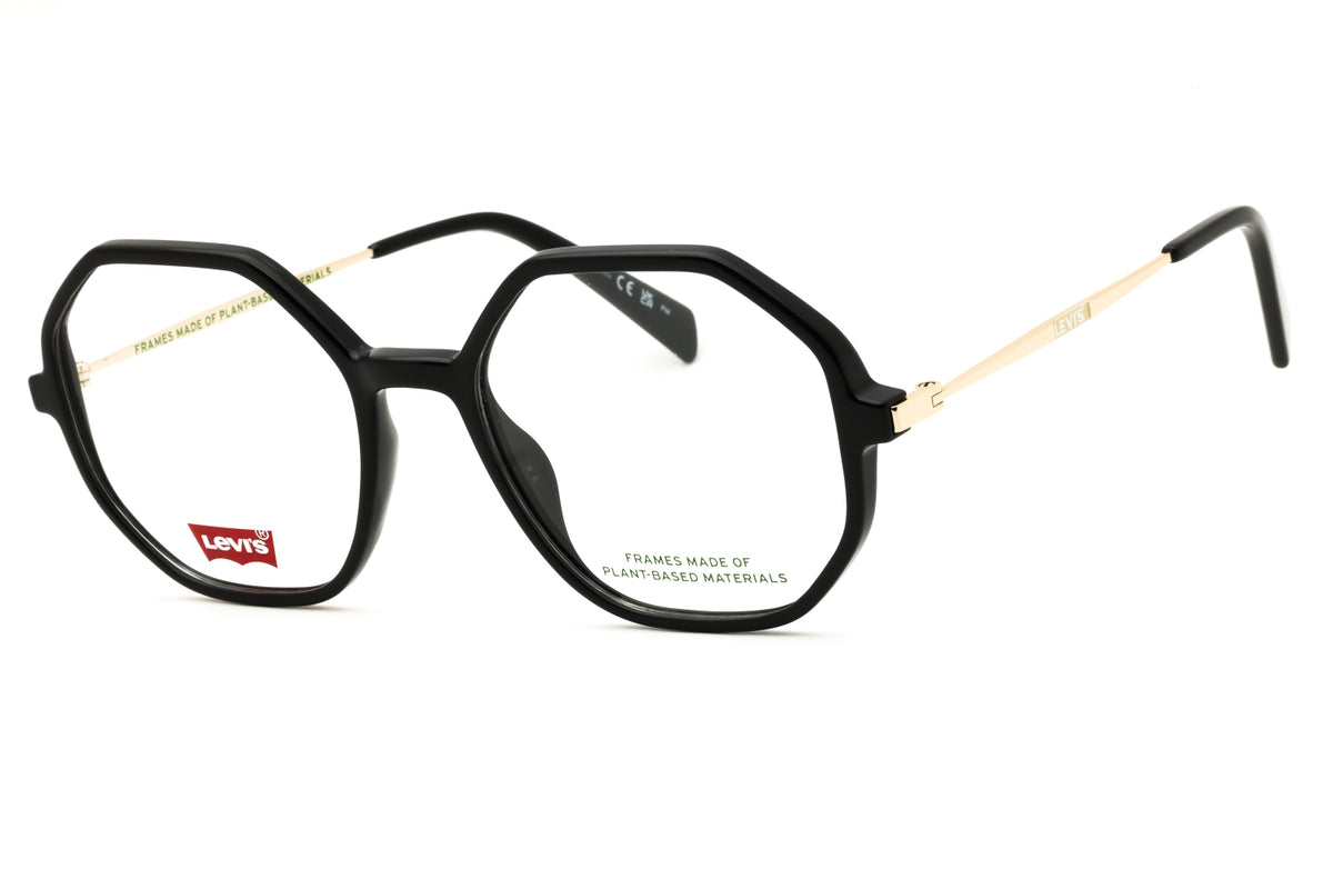 Levis LV 1062-0807 00 BLACK Round Eyeglasses 52mm