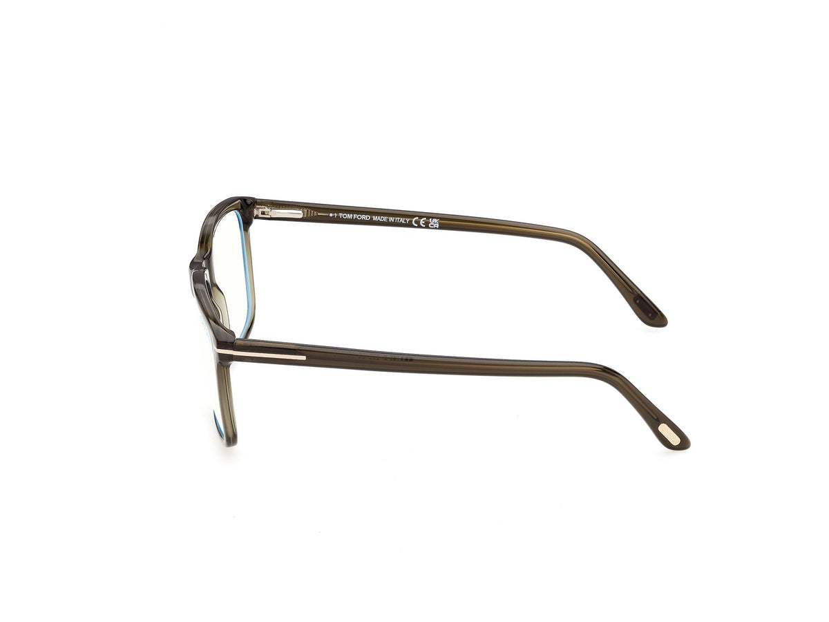 Tom Ford FT5479-B-56096-56 Shiny Dark Green Geometric  56mm Eyeglasses