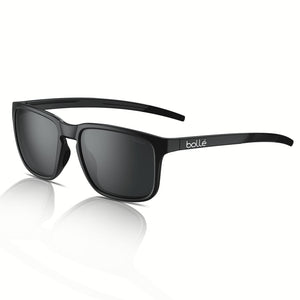 Bolle BS031001 Black Shiny Rectangular Sunglasses 53mm Sunglasses