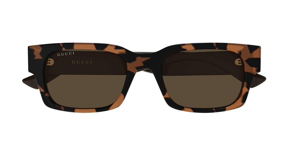 Gucci GG2084S-003 sunglasses in brown frame with havana brown brown lenses