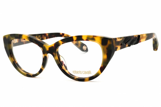 Roberto Cavalli VRC024M-0AGG Havana Cat Eye Eyeglasses 53mm