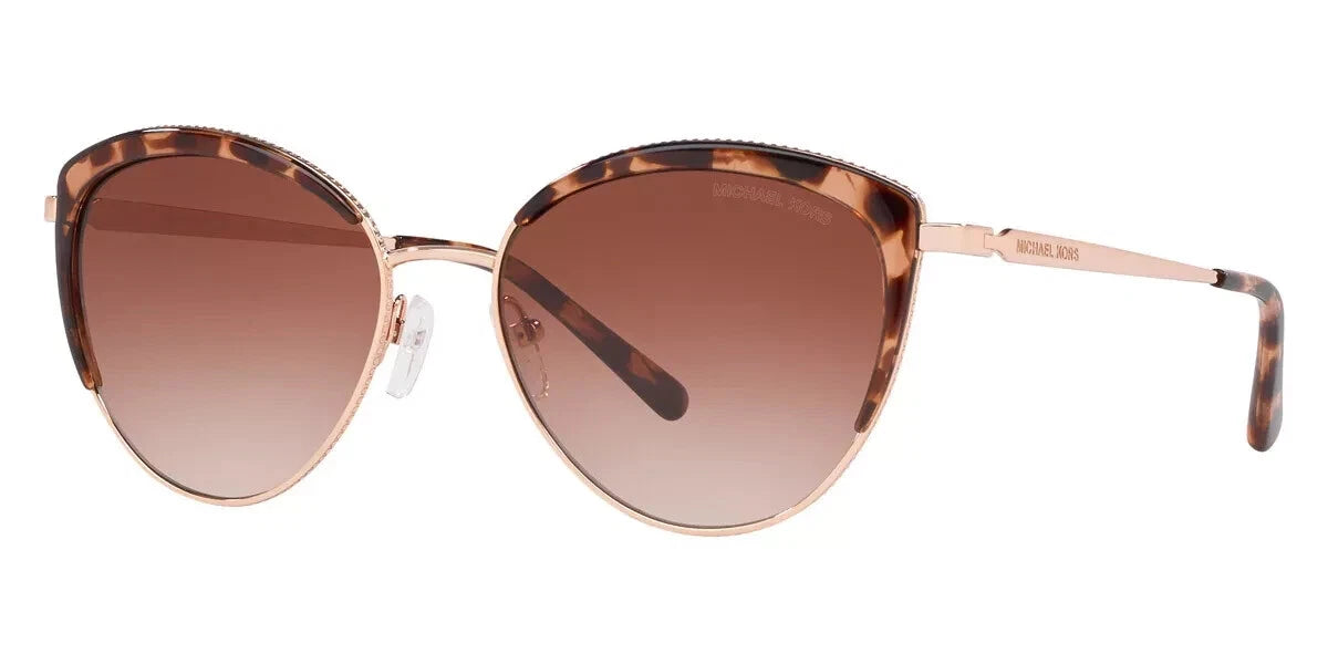 Michael Kors 0MK1046-110813-56 Rose Gold Cat-Eye SUNGLASSES 56mm Sunglasses
