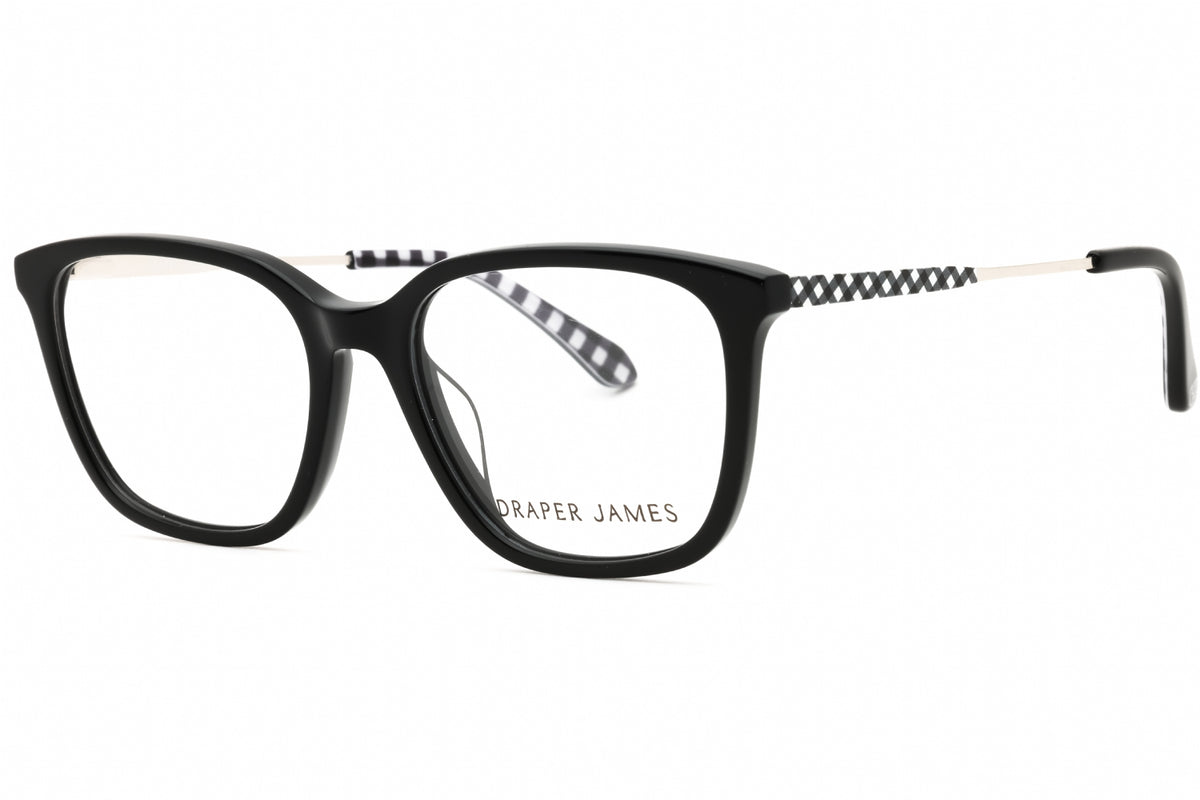 Draper James DJ5030-001 BLACK Rectangular Eyeglasses 52mm Eyeglasses