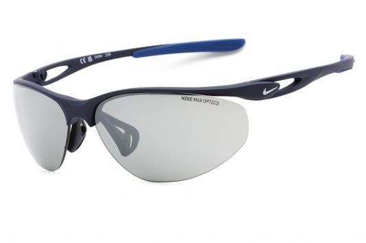 Nike AERIAL DZ7352-410 Blue Aviator Sunglasses 69mm