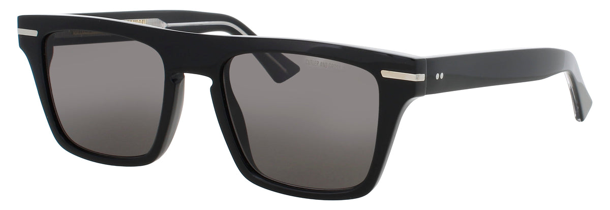 Cutler And Gross CGSN-1357-54-01 BLACK TAXI  Men's Sunglasses 54mm Sunglasses