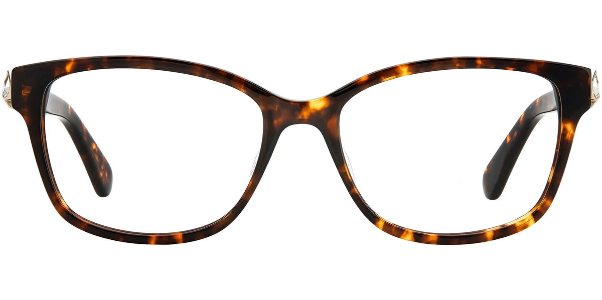 Kate Spade REILLY/G 086 Brown Square Eyeglasses 53mm Eyeglasses