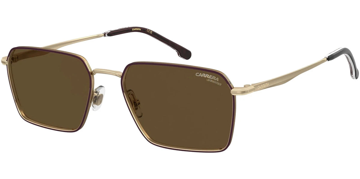 Carrera CARRERA-356/S NOA Gold Square Sunglasses 56mm Sunglasses