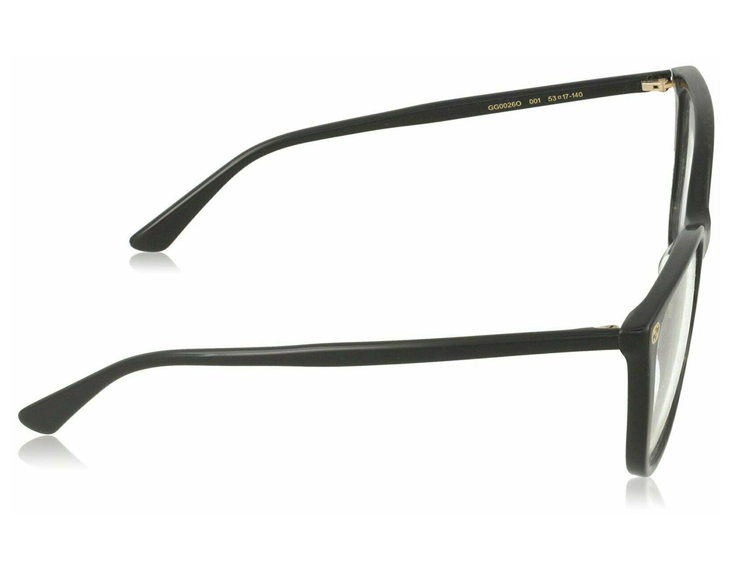 Gucci GG0026o-001 53mm New Eyeglasses