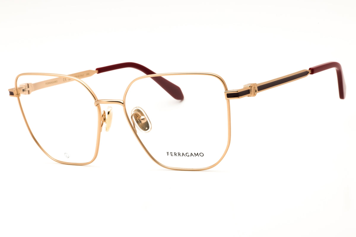 Salvatore Ferragamo SF2234-770 ROSE GOLD Round Eyeglasses 56mm Eyeglasses