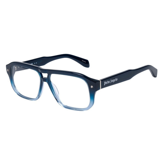 Palm Angels PA504160257 Blue Pilot Eyeglasses 57mm Eyeglasses