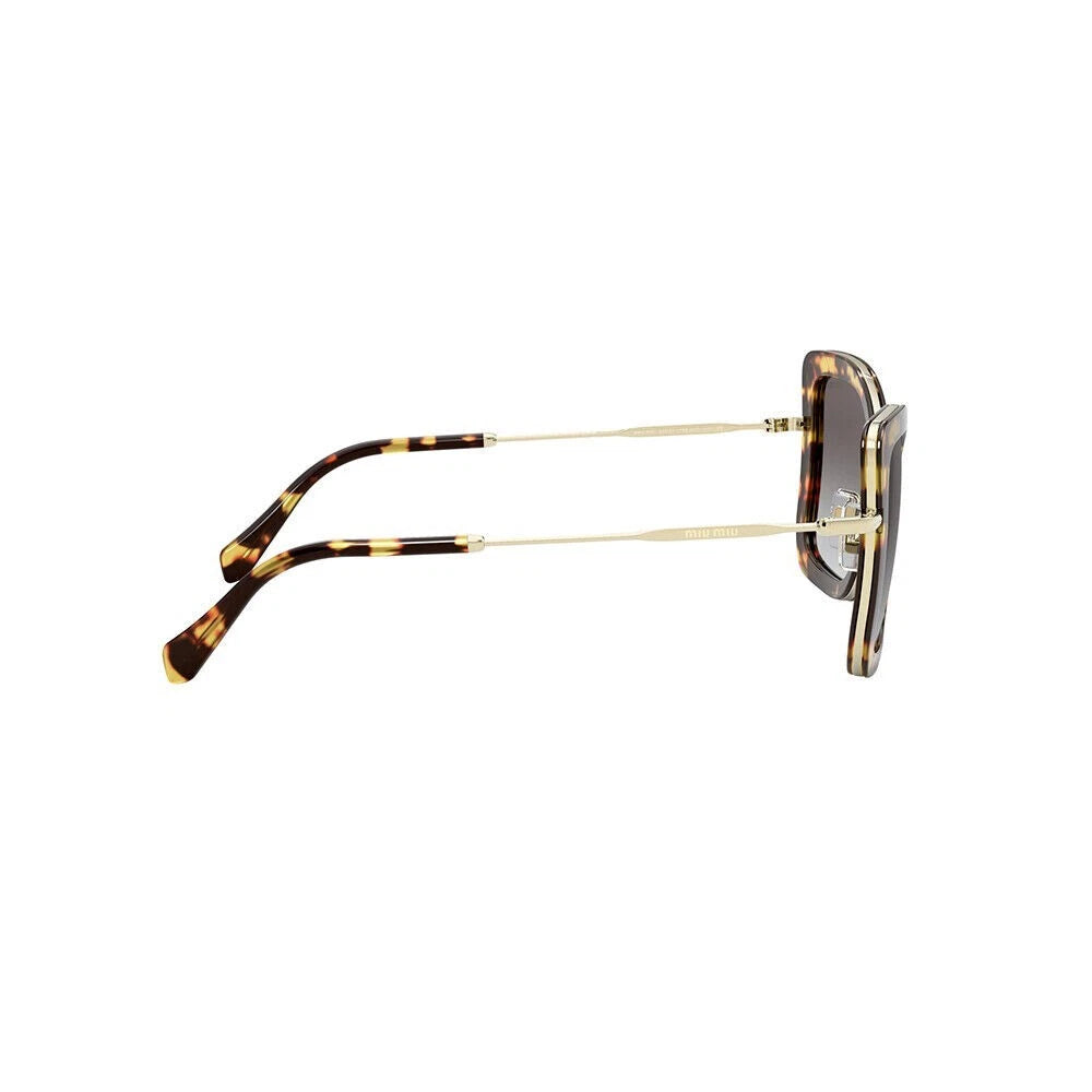 Miu Miu 0MU55VS-7S00A7-51 Brown Square SUNGLASSES 0mm Sunglasses