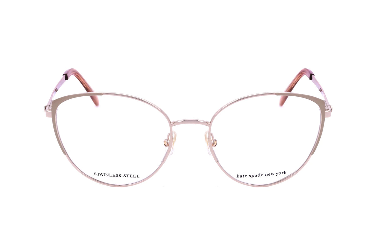 Kate Spade NOEL/G J5G Gold Rectangle Eyeglasses 52mm Eyeglasses