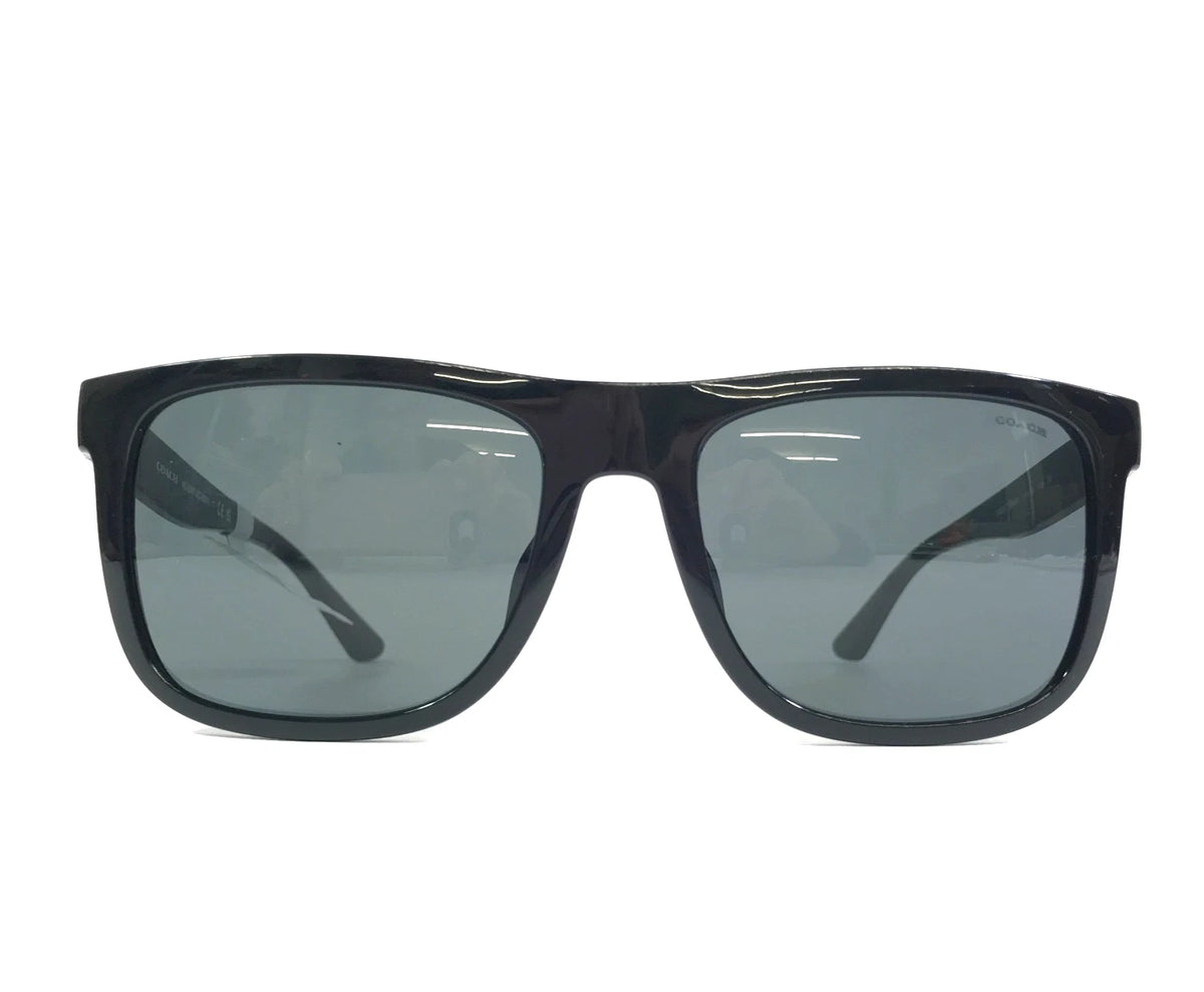 Coach 0HC8367U-500287-57 Black Round SUNGLASSES 0mm Sunglasses