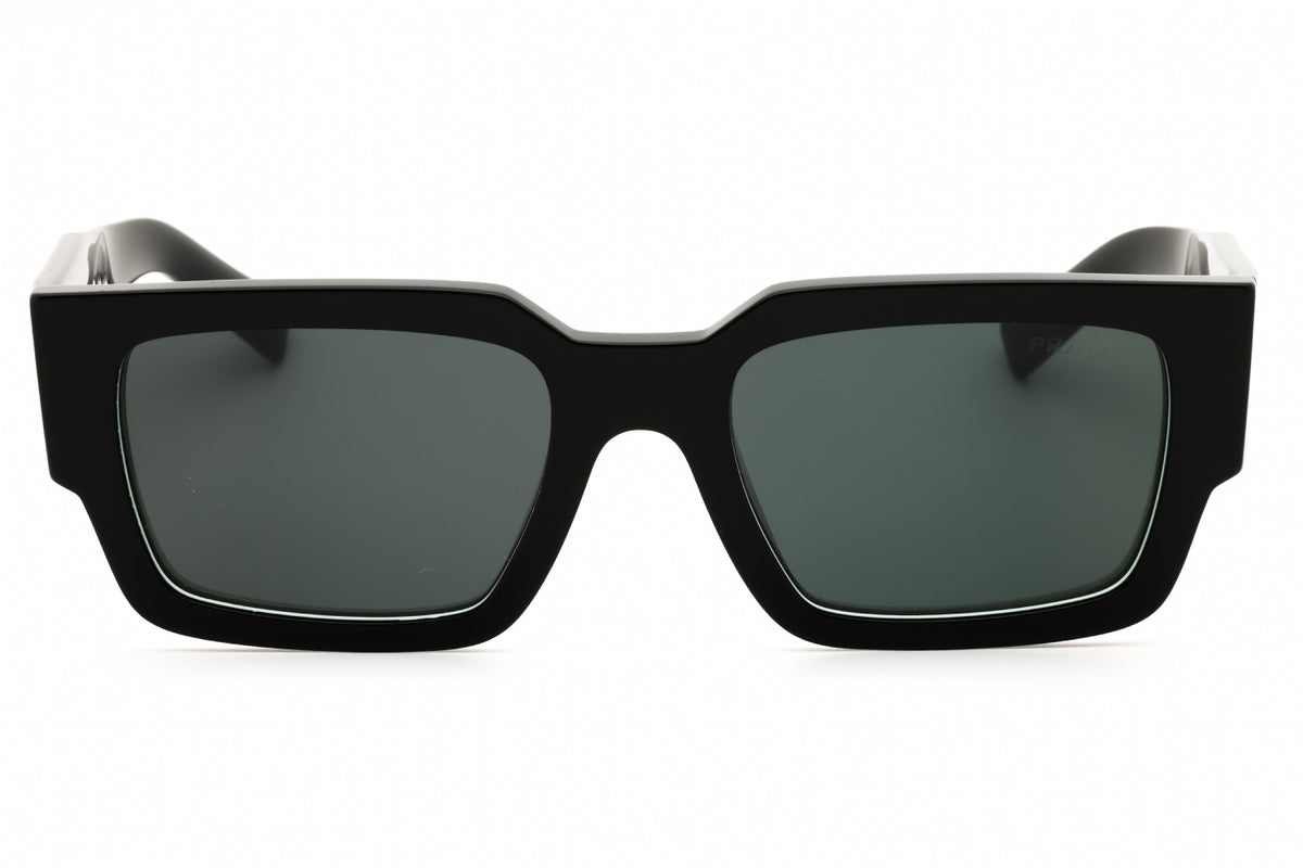 Prada 0PR B17S-16K08Z Black Rectangular Sunglasses 54mm