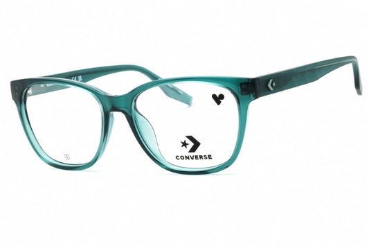 Converse CV5068-318 eyeglasses in green laminate frame with clear lenses