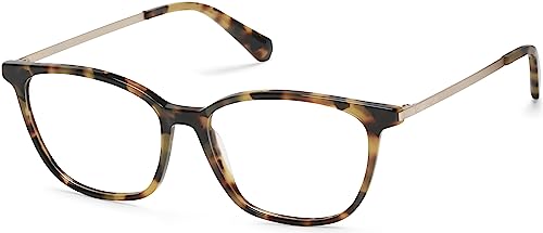 Kenneth Cole Reaction KC0956-053-53 eyeglasses in blonde havana frame with clear lenses
