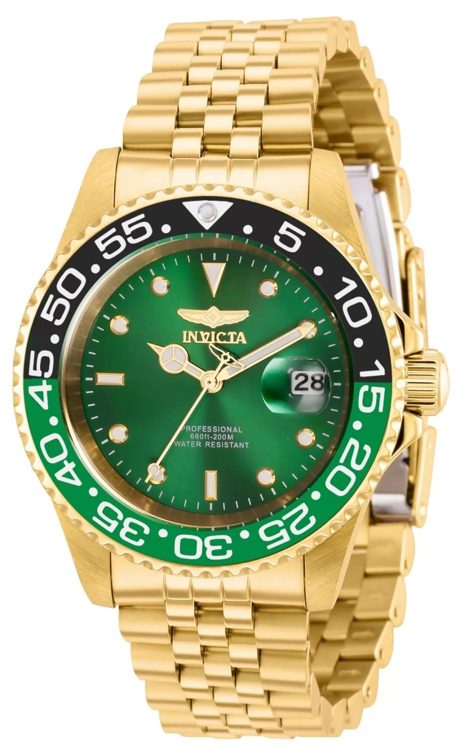 Invicta 36044 36044 Watch - Green Dial Stainless Steel Band