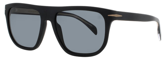 David Beckham DB-7111/S-I46/IR MATTE BLACK / GOLD  Men's Sunglasses 56mm
