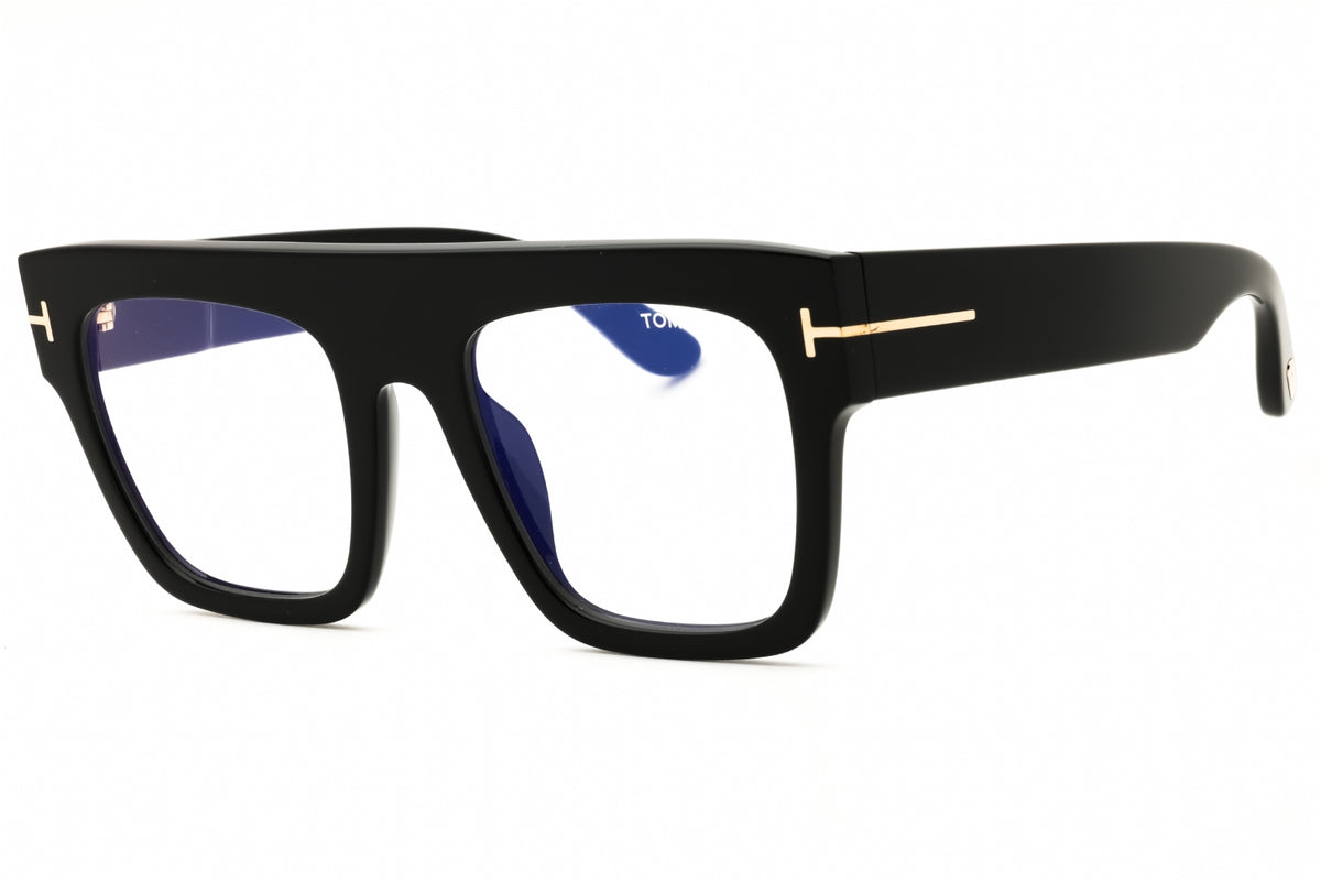 Tom Ford FT0847-001 shiny black Rectangular Sunglasses 52mm Eyeglasses
