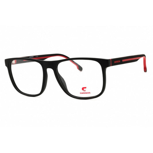Carrera 8892-BLX eyeglasses in blx mt blk red frame with clear lenses