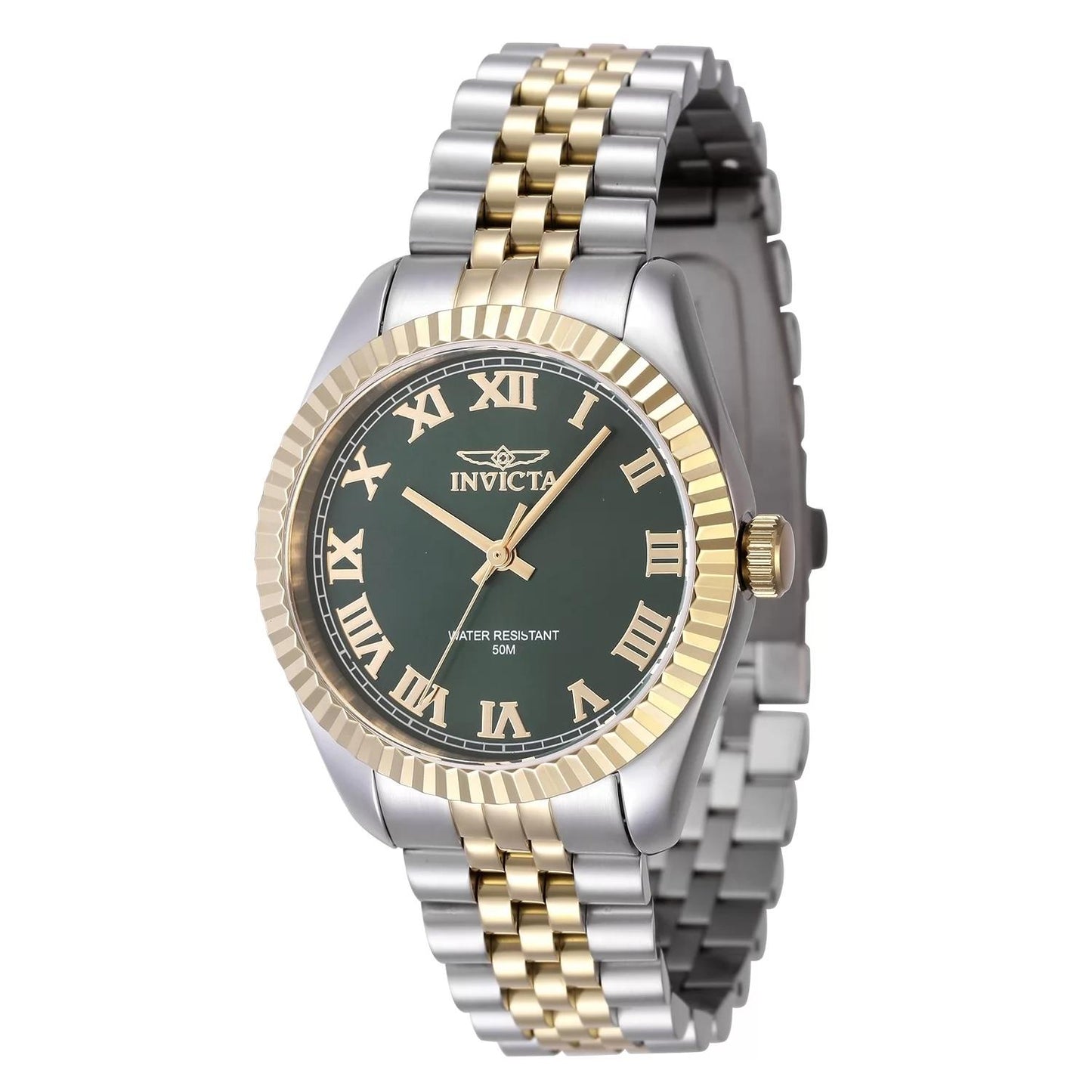 Invicta 47415 47415 Watch - Green Dial Stainless Steel Band