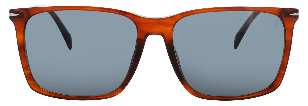 David Beckham DB-1145/G/S-EX4/KU BROWN HORN  Men's Sunglasses 59mm