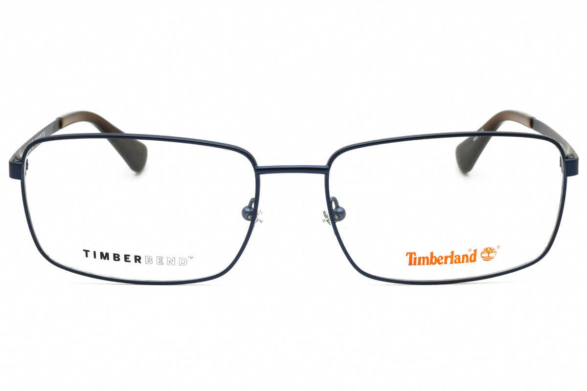 Timberland TB50038-091 matte blue Rectangular Eyeglasses 64mm Eyeglasses