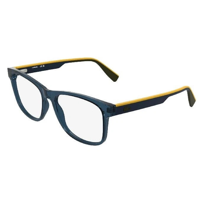 Lacoste L4004 410 Blue Rectangle Eyeglasses 56mm Eyeglasses