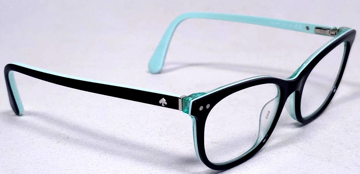Kate Spade RAELYNN 807 Black Rectangle Eyeglasses 53mm Eyeglasses