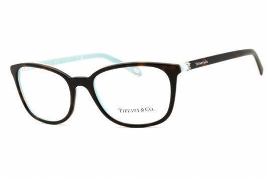 Tiffany TF2109HB-8134 eyeglasses in havana frame with clear demo lenses