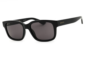 Gucci GG1583S-001 Black Rectangular Sunglasses 56mm