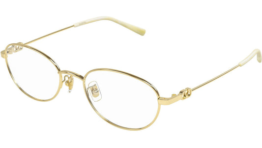 Valentino VG0066OA-003 Gold Round Eyeglasses 53mm Eyeglasses