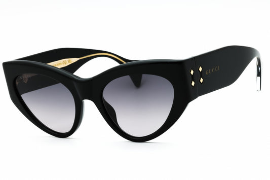 Gucci GG1704S-001 Silver Cat Eye Sunglasses 54mm