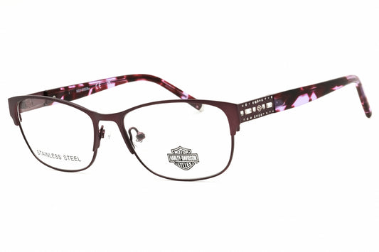 Harley Davidson HD0540-082 eyeglasses in matte violet frame with clear lenses