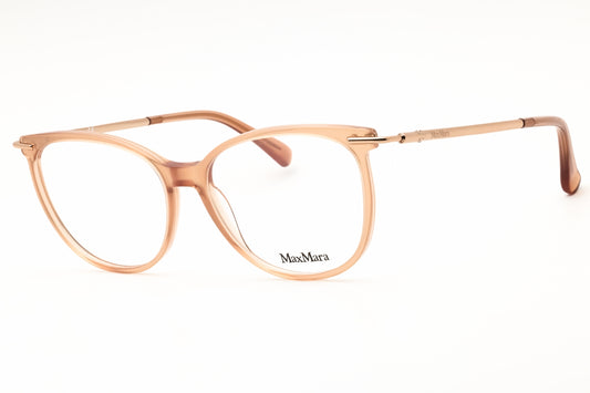 Max Mara MM5050-059 eyeglasses in beige frame with clear demo lenses