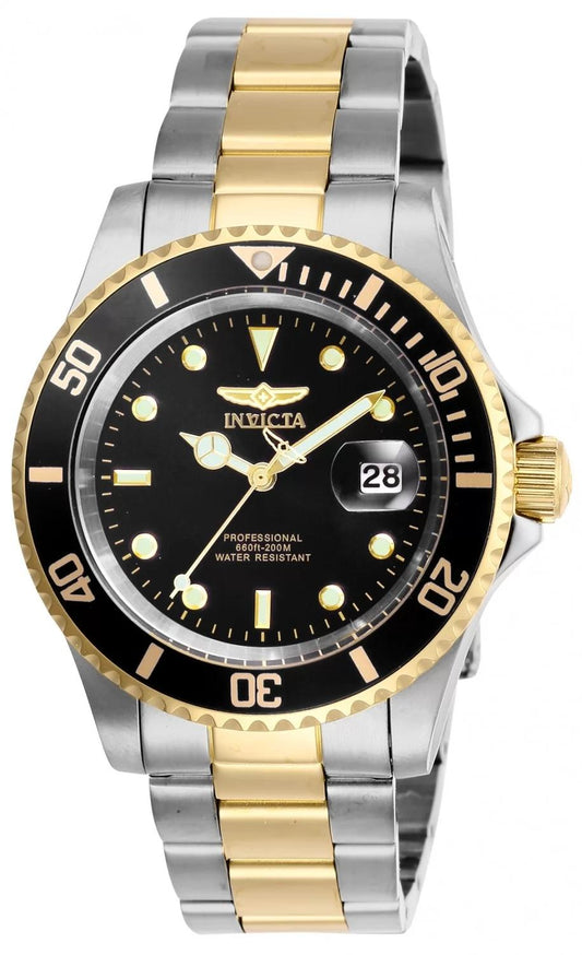 Invicta 26973 watch with black dial and stainless steel band