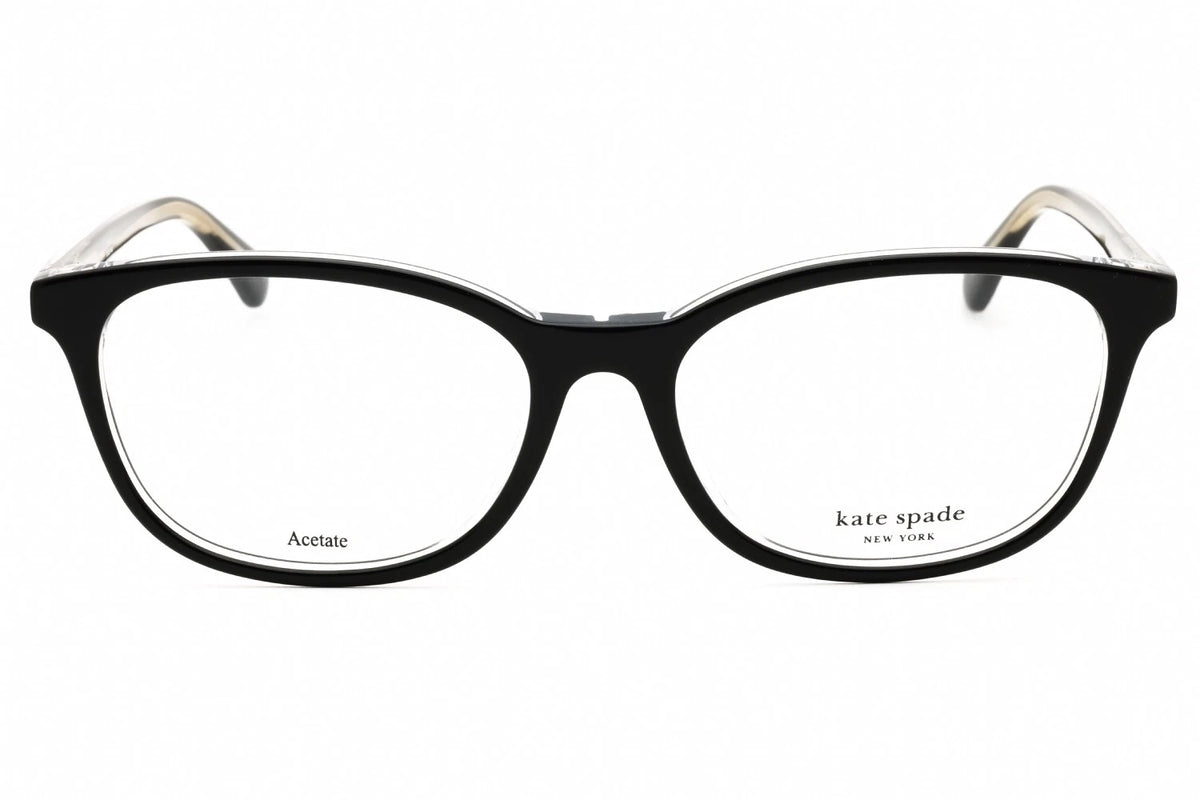 Kate Spade HAISLEY/F 807 Black Rectangle Eyeglasses 53mm Eyeglasses