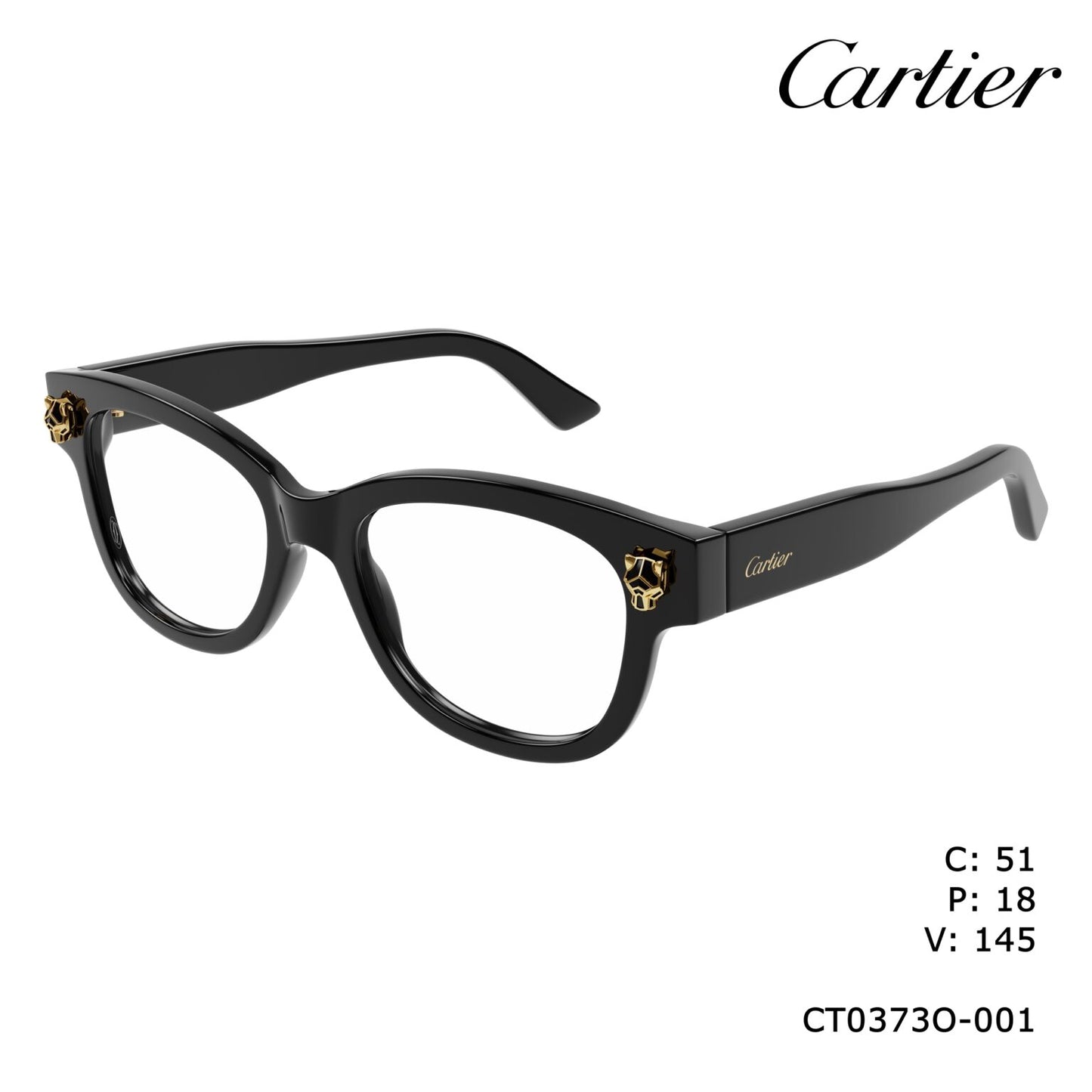 Cartier CT0373o-001 51mm New Eyeglasses