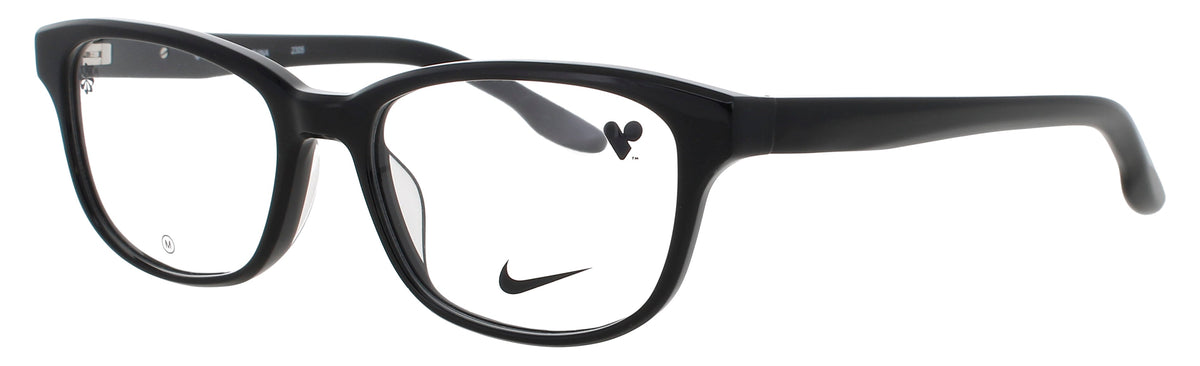 Nike 7165-001-52 BLACK  Men's Eyeglasses 52mm