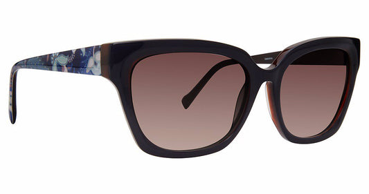 Vera Bradley Valentina Java Navy Camo 5616 56mm New Sunglasses