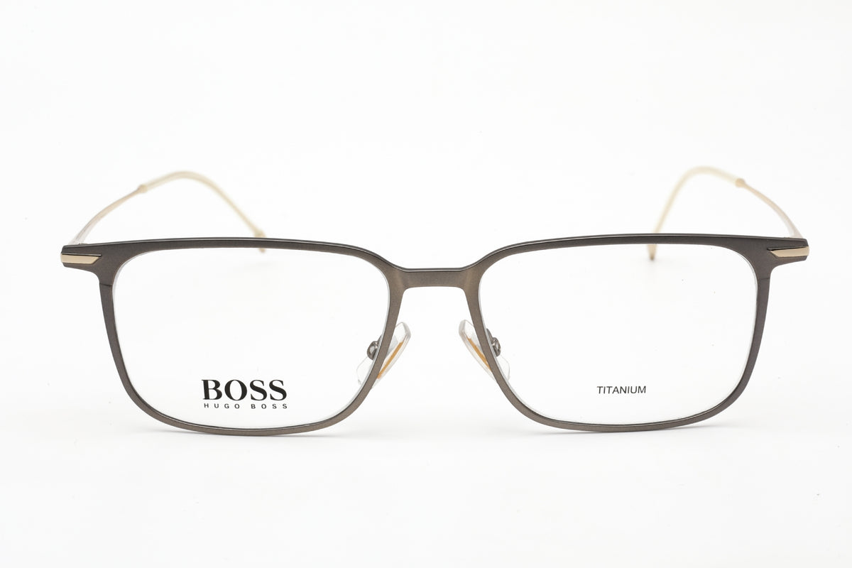 Hugo Boss BOSS 1253-0R81 00 Silver Rectangle Eyeglasses 55mm