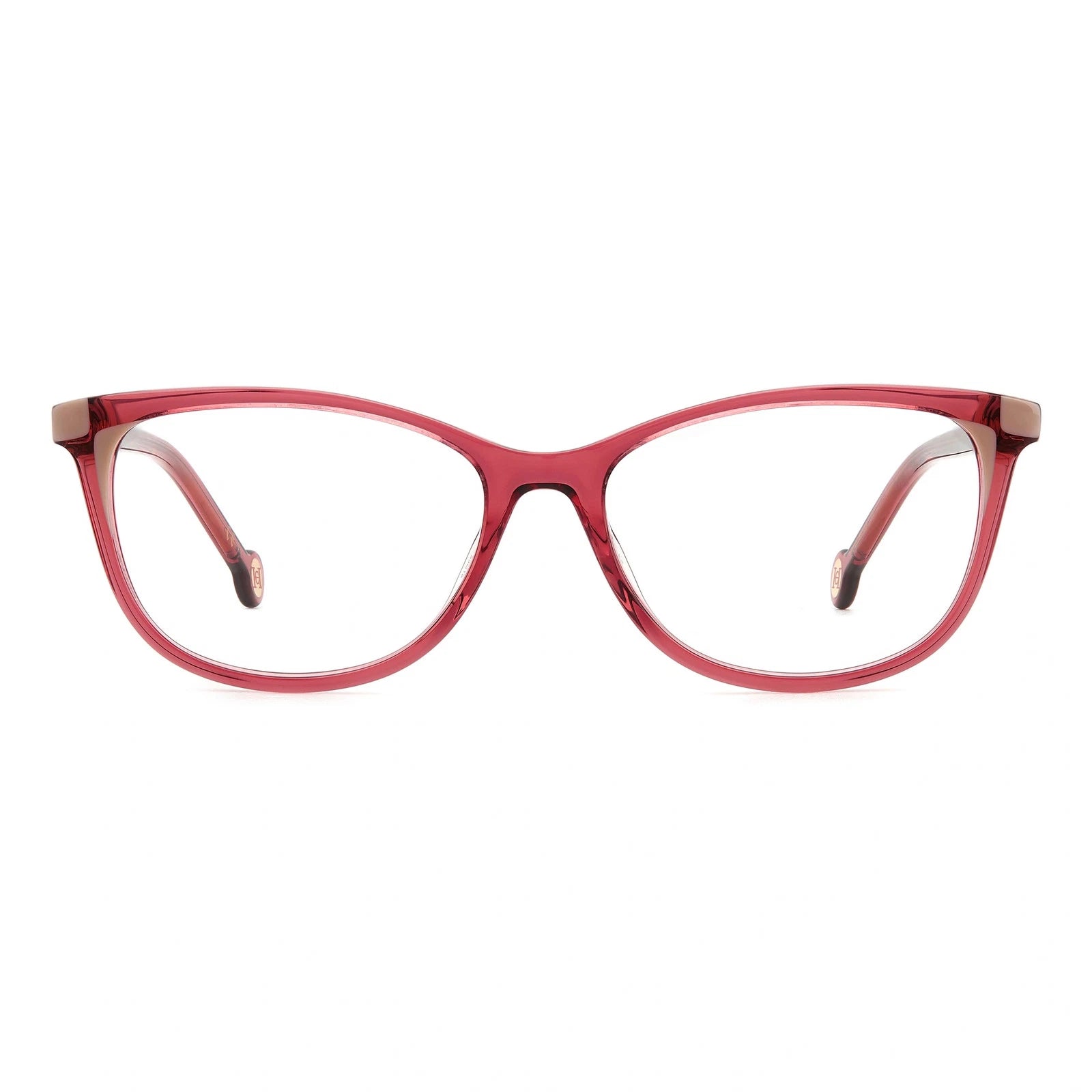 Carolina Herrera HER0163-01C3I-53 eyeglasses in mauve frame with clear lenses
