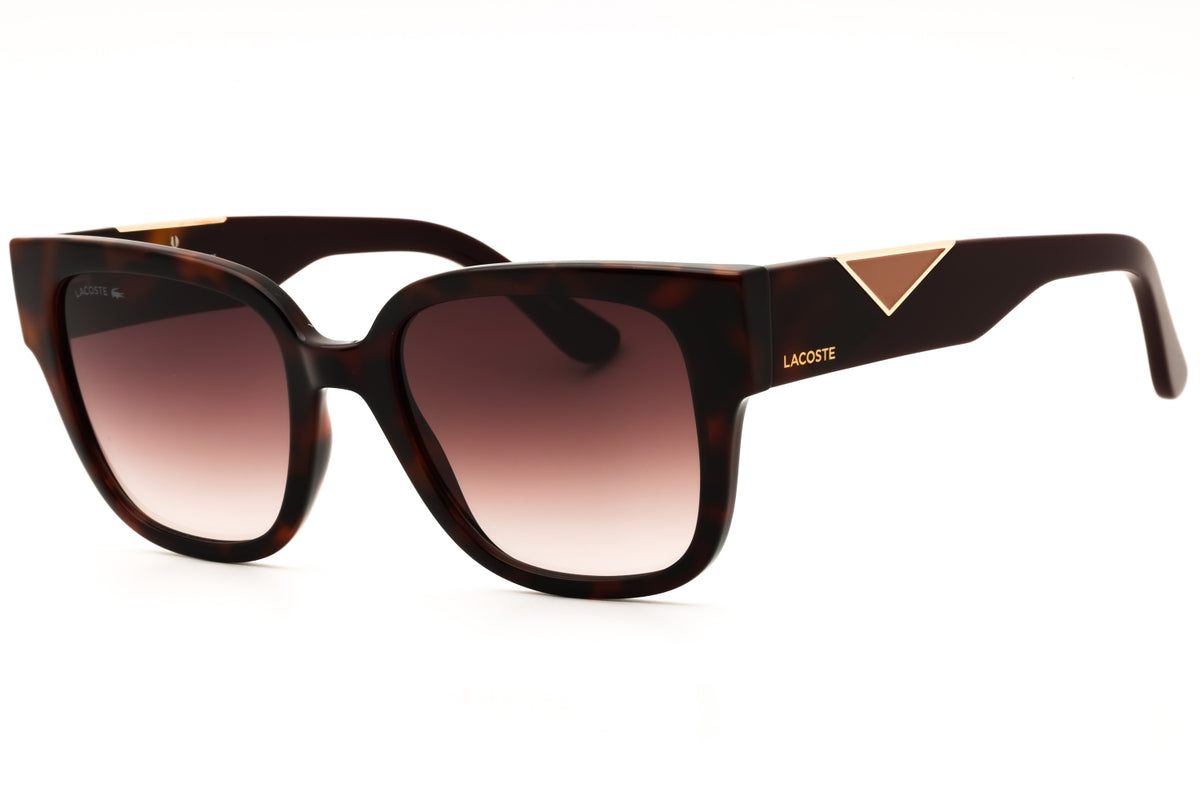 Lacoste L6044S N-214 HAVANA Rectangular Sunglasses 54mm Sunglasses
