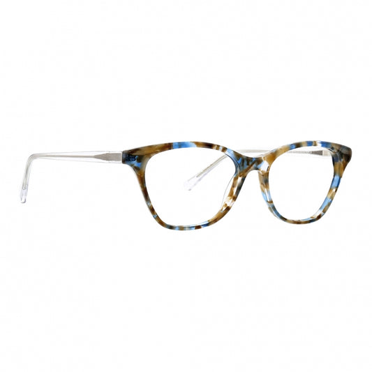 Life Is Good Leah-Brown Cobalt Brown Cat Eye Eyeglasses 51mm